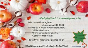 Æblefestival i Landsbyens Hus